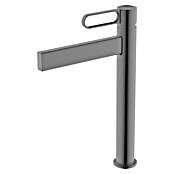 IO Dior Grifo de lavabo alto (Titanio) | BAUHAUS