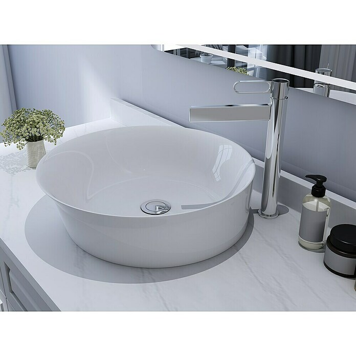 IO Dior Grifo de lavabo alto (Cromo) | BAUHAUS