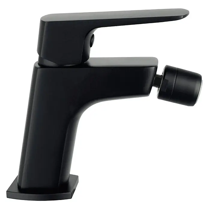 IO Marriot Grifo monomando de bidé - Negro - Elegante grifo negro con rociador de bidé integrado para un baño moderno, combinando estilo y funcionalidad.