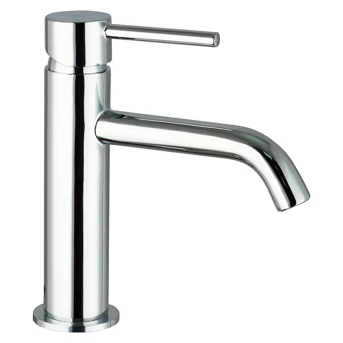 IO Sirio Grifo de lavabo - Cromo - Elegante grifo cromado con un diseño minimalista, perfecto para baños modernos. Su aspecto limpio realza cualquier lavabo.