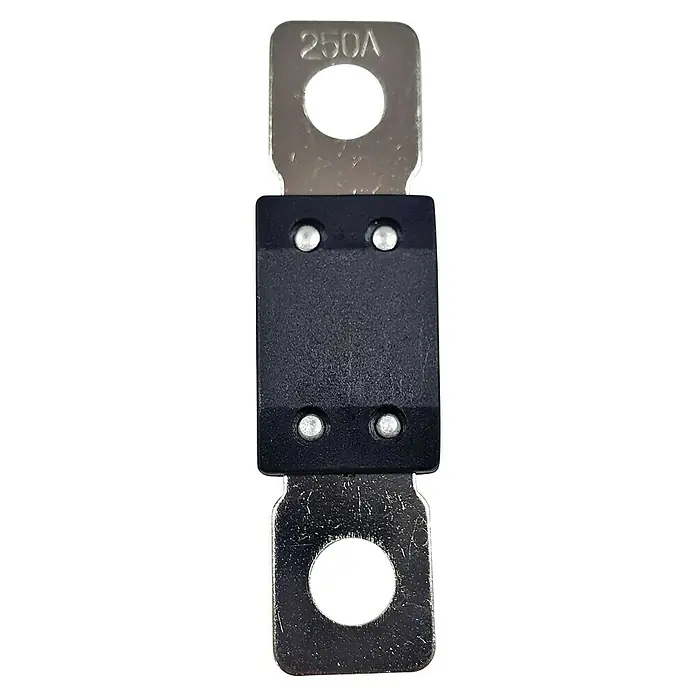 Fusible Mega - 250 A, 32 V - Fusible de 250A: Un componente fiable para proteger sus sistemas eléctricos, que ofrece alta seguridad y fácil instalación.
