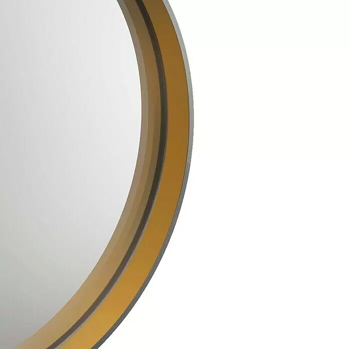 DSK Wandspiegel Golden Style - Durchmesser: 55 cm, Schwarz - Detailaufnahme