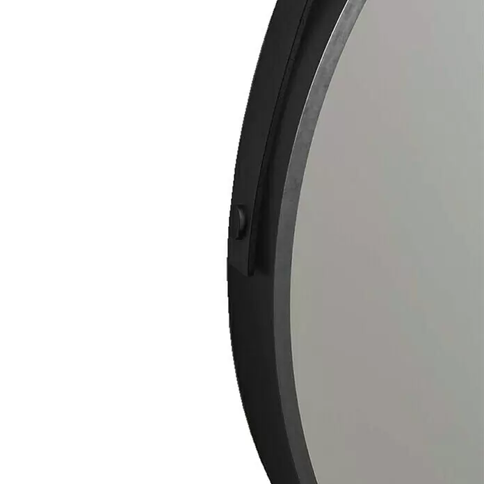 DSK Wandspiegel Golden Style - Durchmesser: 55 cm, Schwarz - Detailaufnahme