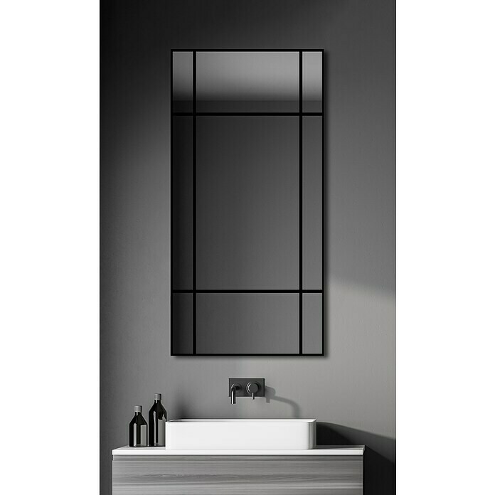 DSK Wandspiegel Black Loftstyle60 x 120 cm, Schwarz Mood Shot