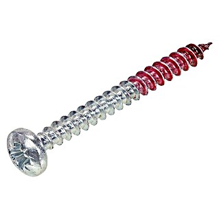 Rotadrill Universele schroef Cilinderkop PZ 15stk. (Ø x l: 4 x 30 mm, Voldraad, 15 st., Zilver)