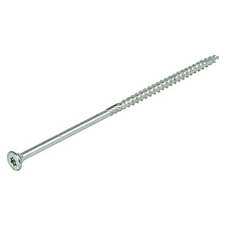Dynaplus Universele schroef Constructie Platkop (Ø x l: 6 x 160 mm, Deeldraad, 100 st., Zilver)
