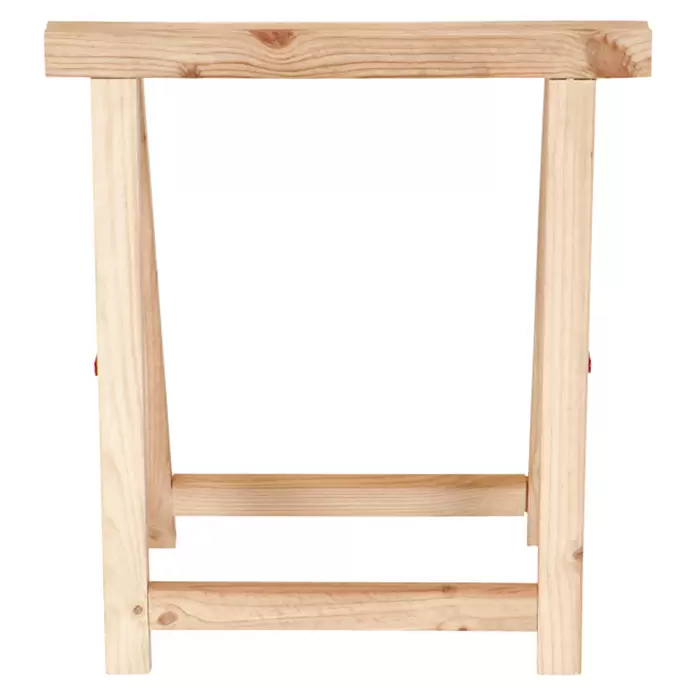 Astigarraga Holzklappbock Robusto - Tragkraft: 1.000 kg, Höhe: 80 cm, Kiefer, Natur