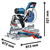 Bosch Professional Kapp- & Gehrungssäge GCM 10 GDJ (2.000 W, Durchmesser Sägeblatt: 254 mm, Leerlaufdrehzahl: 5.000 U/min) | BAUHAUS