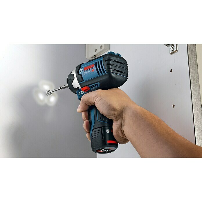 Bosch Professional Akku-Drehschlagschrauber GDR 12V-105 (12 V, 2 Akkus, 2 Ah) | BAUHAUS