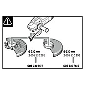 Bosch Professional Absaugvorrichtung GDE 230 FC-T (Passend für: Bosch Winkelschleifer GWS-Serie mit Ø 230 mm) | BAUHAUS