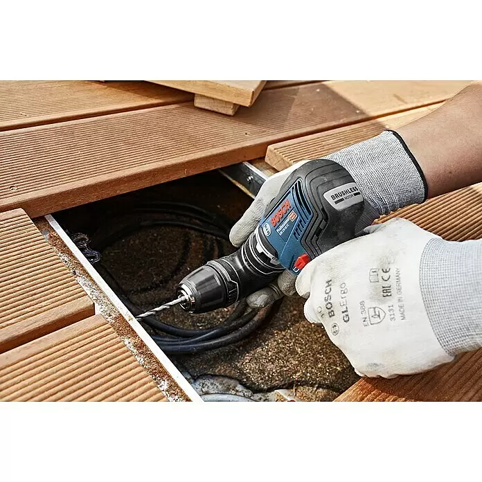 Bosch Professional Akku-Bohrschrauber GSR 12V-35 FC12 V, Ohne Akku, 35 Nm, Inkl. 3 Aufsätze