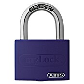 Abus Vorhängeschloss T65 AL (B x H: 43 x 62 mm, Bügelstärke: 6,5 mm, Aluminium, Lila) | BAUHAUS