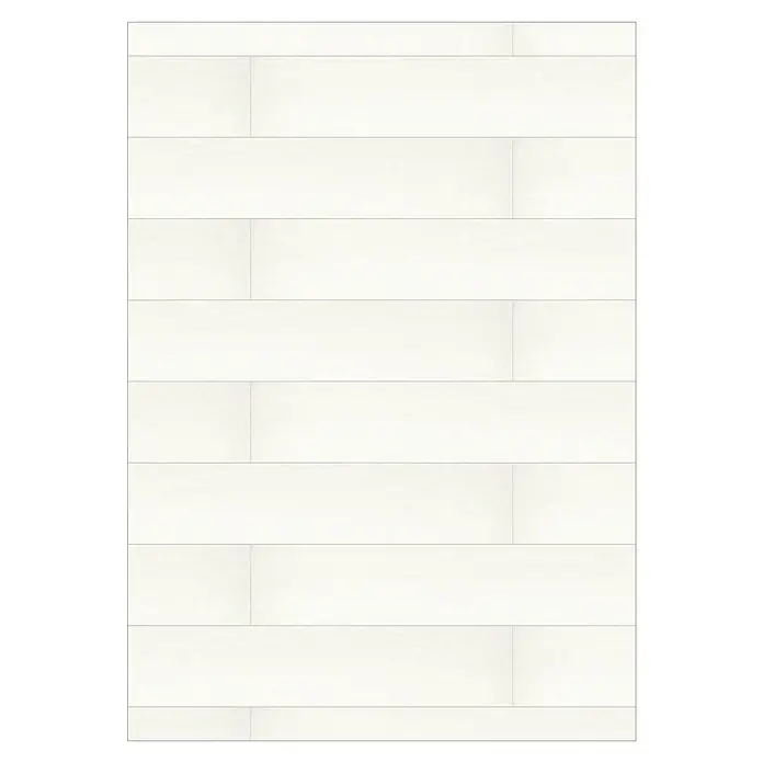 LOGOCLIC Aquaprotect Wandpaneel Wall Eiche Diamant - 1.300 x 202 x 10 mm - Helle Laminatdielen imitiert ein modernes, sauberes Holzdesign, ideal für ein stilvolles Interieur. Die Oberfläche ist glatt und pflegeleicht.
