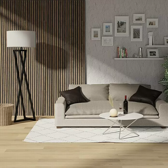 FibroTech Akustikpaneel Premium - Oiled Oak, 2.440 x 605 x 22 mm - Stimmungsaufnahme