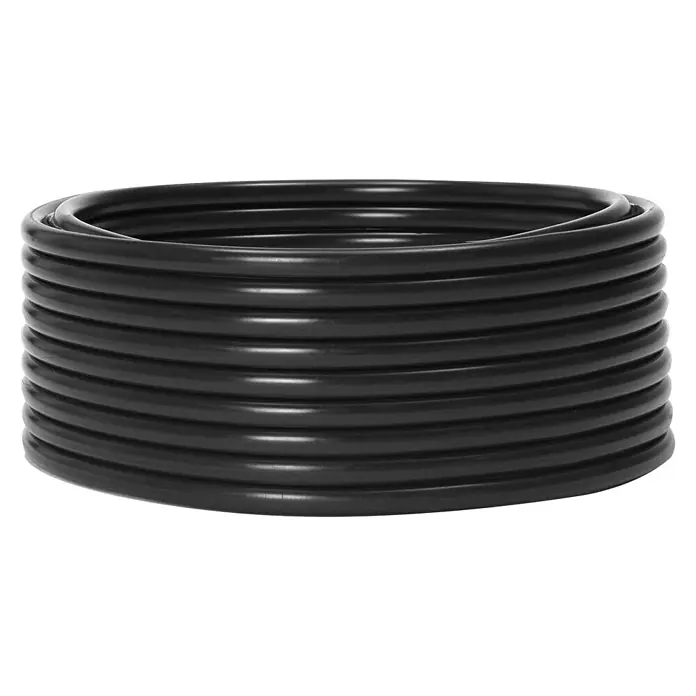 Gardena Sprinklersystem Viereckregner OS 140 Komplettset - Max. Regnerfläche: 140 m², 10 -tlg. - Aufgerolltes schwarzes Kunststoffrohr, ideal für den Einsatz im Garten oder im Bauwesen. Flexibles und robustes Produkt.