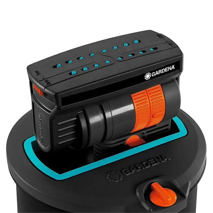 Gardena Sprinklersystem Viereckregner OS 140 - Max. Regnerfläche: 140 m², 1 -tlg. - Detailaufnahme