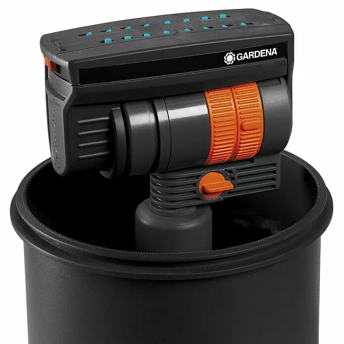 Gardena Sprinklersystem Viereckregner OS 140 - Max. Regnerfläche: 140 m², 1 -tlg. - Detailaufnahme