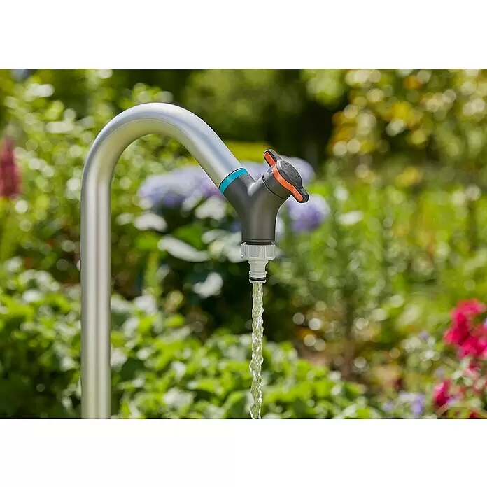 Gardena Sprinklersystem Wasserhahn - Metall - Stimmungsaufnahme