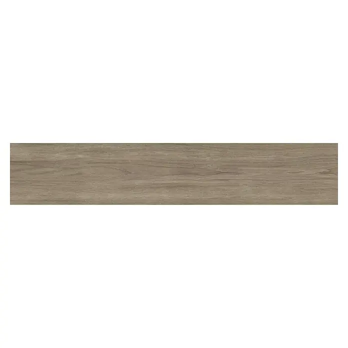 Pavimento porcelánico Bosco - 22,5 x 119,5 cm, Otoño, Mate, Rectificado - Primer plano de una textura de madera con vetas en tonos marrones. La imagen muestra la belleza natural de la madera.
