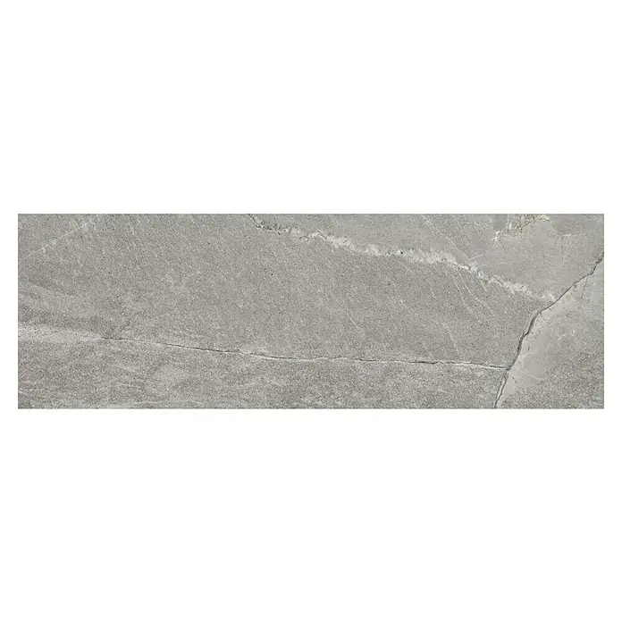 Halcón Revestimiento de pared Tempo - 30 x 90 cm, Ceniza, Mate, Rectificado - Baldosa de gres gris con patrón similar al mármol, ideal para diseños de suelos y paredes modernos. Diseño elegante para interiores con estilo.