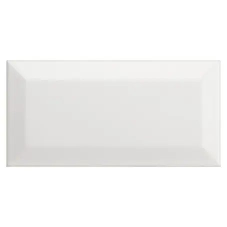 Modern Style Wandfliese Manhattan Biselado Blanco