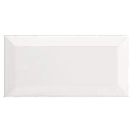 Modern Style Wandfliese Manhattan Biselado Blanco