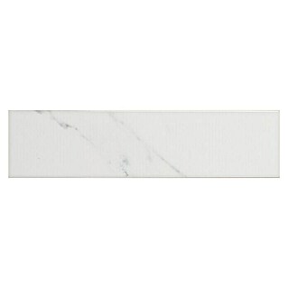 Modern Style Wandfliese Manhattan Calacatta (7,5 x 30 cm, Weiß, Glänzend)