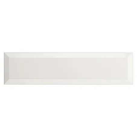 Modern Style Wandfliese Manhattan Biselado Blanco