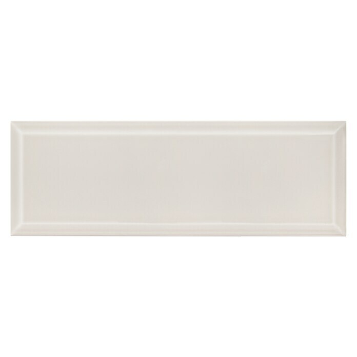 Wandfliese Metro Biselado Bege 5509,8 x 29,8 cm, Beige, Glänzend Front View