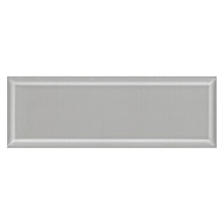 Modern Style Wandfliese Manhattan Biselado Cinze 600 (9,8 x 29,8 cm, Grau, Glänzend)