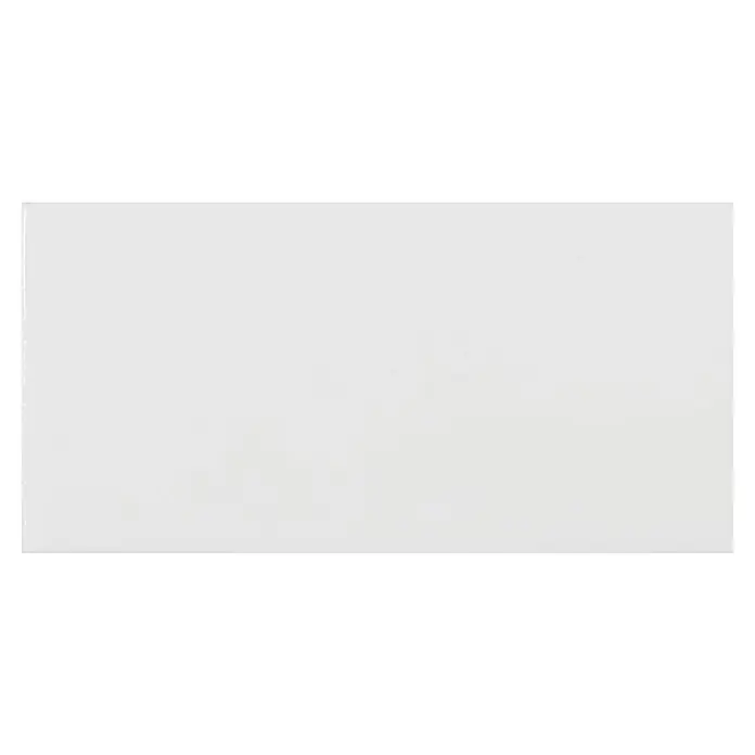 Modern Style Wandfliese Alboran Blanco - 7,5 x 15 cm, Weiß, Glänzend - Schlichtes, rechteckiges Produkt mit einem minimalistischen Design und einer neutralen Farbpalette, ideal für vielseitige Anwendungen.