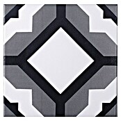 Modern Style Feinsteinzeugfliese Mistral (15 x 15 cm, Schwarz/Grau, Matt) | BAUHAUS