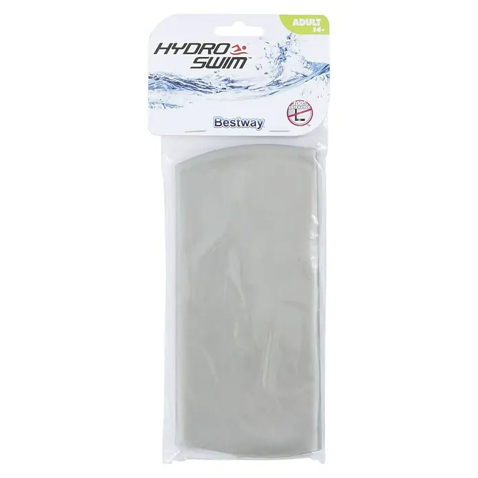 Bestway Gorro de baño Glide - Plástico, Específico para: Niños mayores de 14 años - Un gorro de natación Hydro Swim para adultos que se vende en un paquete de plástico transparente de la marca Bestway.