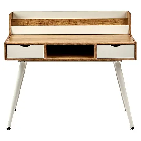 Mesa de escritorio con portalibros
