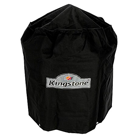 Kingstone Grill-Schutzhülle (Schwarz, Passend für: Kugelgrill 57 cm)