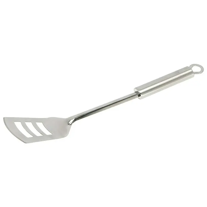 Grillstar Grillbesteck Set - 3 -tlg., Edelstahl - Dieser Edelstahl-Pfannenwender mit Schlitzen ist perfekt zum Wenden und Servieren von Speisen.