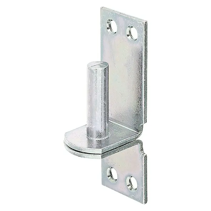 Stabilit Aufschraubkloben - Durchmesser Dorn: 13 mm, Abstand Dorn bis Platte: 13 mm, 99 x 39 mm - Lagerwinkel mit Bolzen für robuste und präzise Anwendungen. Das verzinkte Metall bietet Stabilität und Langlebigkeit.