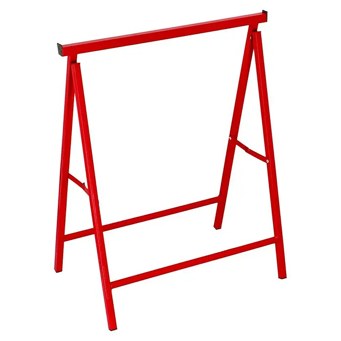 Altrad Universalbock - Tragkraft: 200 kg - Rotes, verstellbares Sägebockgestell für Handwerker, ideal für Baustellen und Werkstätten, um schwere Lasten sicher zu tragen.