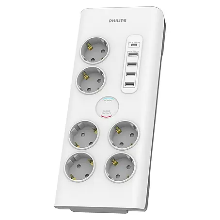 Philips  Base de enchufe múltiple Basis con USB