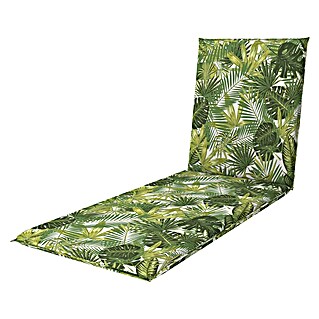 Doppler Gartenmöbel-Auflage Living (Liegenauflage, Palmen, L x B x H: 195 x 60 x 6 cm, 55 % Polyester, 45 % Baumwolle)