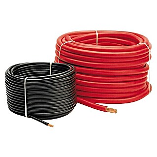 Cable de batería (Largo: 25 cm, Sección: 10 mm², Rojo)