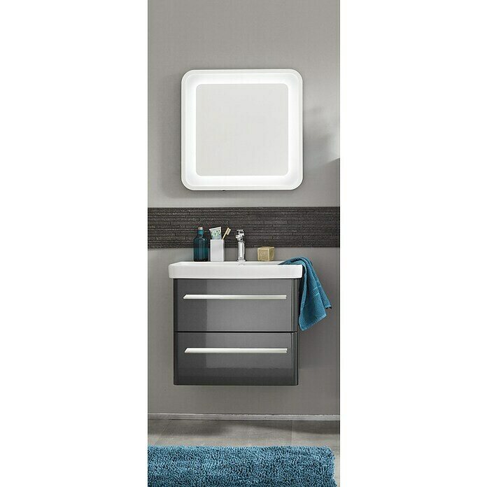 Camargue Modern 3.0 Badmöbel-Set MO60G1 (60 cm, Grafit, Hochglanz) | BAUHAUS