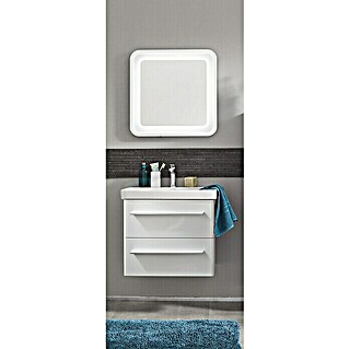 Camargue Modern 3.0 Badmöbel-Set MO60W1 (60 cm, Weiß, Hochglanz)