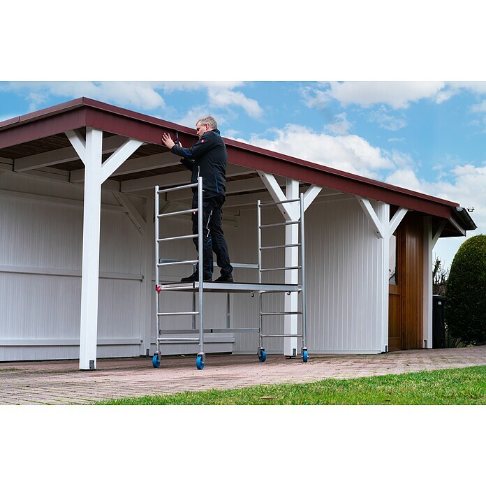 Krause RollTec Montagegerüst RollTec (Arbeitshöhe: 2,9 m, Belastbarkeit Plattform: 180 kg) | BAUHAUS