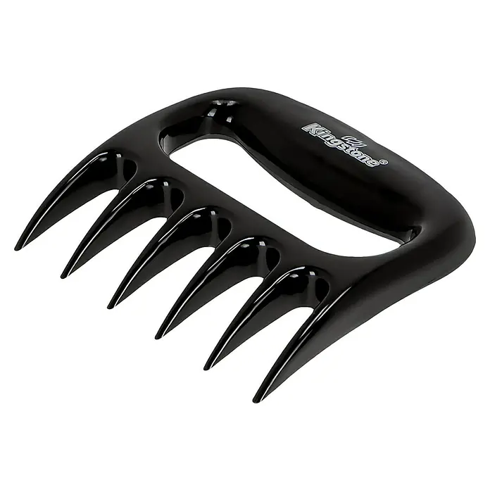 Kingstone Grillbesteck Fleischkrallen - 2 Stk. - Schwarze Kingston Fleischkrallen zum Zerkleinern und Servieren von Fleisch, ideal für Grillabende und die Zubereitung von Pulled Pork.