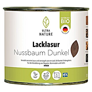 Ultra Nature BIO Lacklasur (Nussbaum, Seidenglänzend)