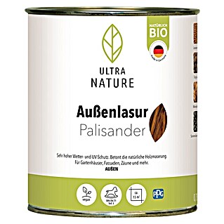 Ultra Nature BIO Holzlasur für Außen (Palisander, 750 ml)