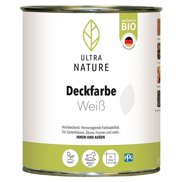 Ultra Nature Deckfarbe Weiss