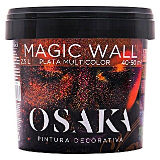 Osaka Pintura para efectos decorativos Magic Wall (Plata Multicolor, 1 l)