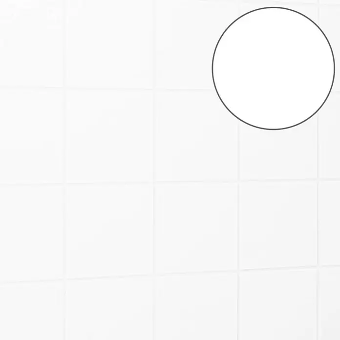 SCHÖNER WOHNEN-Farbe Pep up Renovierfarbe für Wand- & Bodenfliesen - Weiß, Glänzend, 1 l, Wasserbasiert - Weiße Fliesen mit minimalistischem Design, ideal für moderne Innenräume, die eine saubere und helle Atmosphäre schaffen möchten.